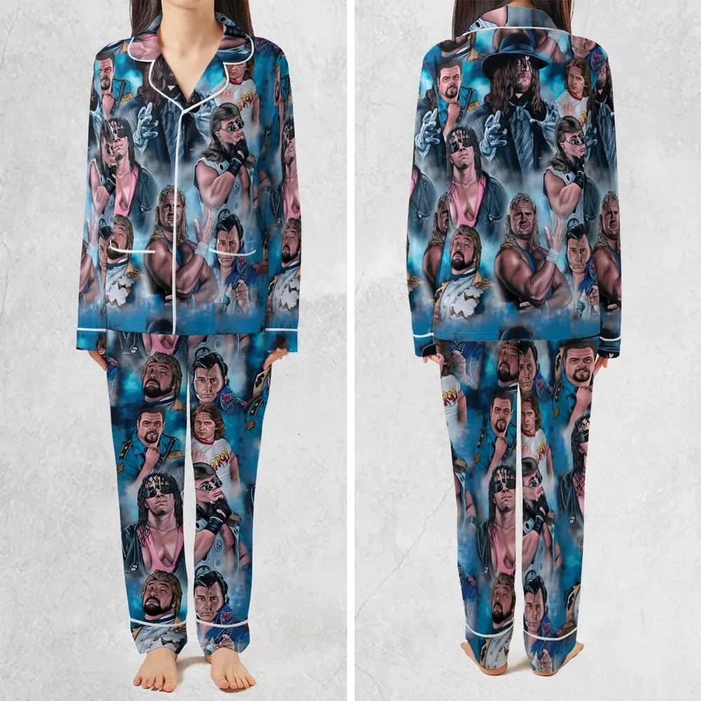 90s Wrestlers Pajamas Set - 2