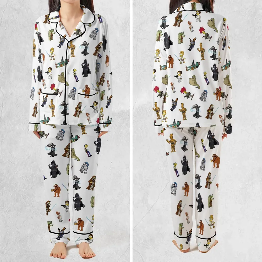 Simpsons Star Wars Mashup Pajamas Set - 2