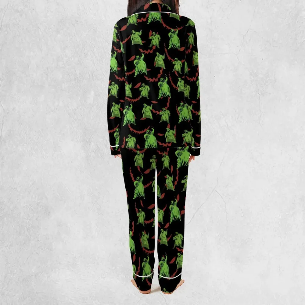Oogie Boogie Pattern Pajamas Set - 4
