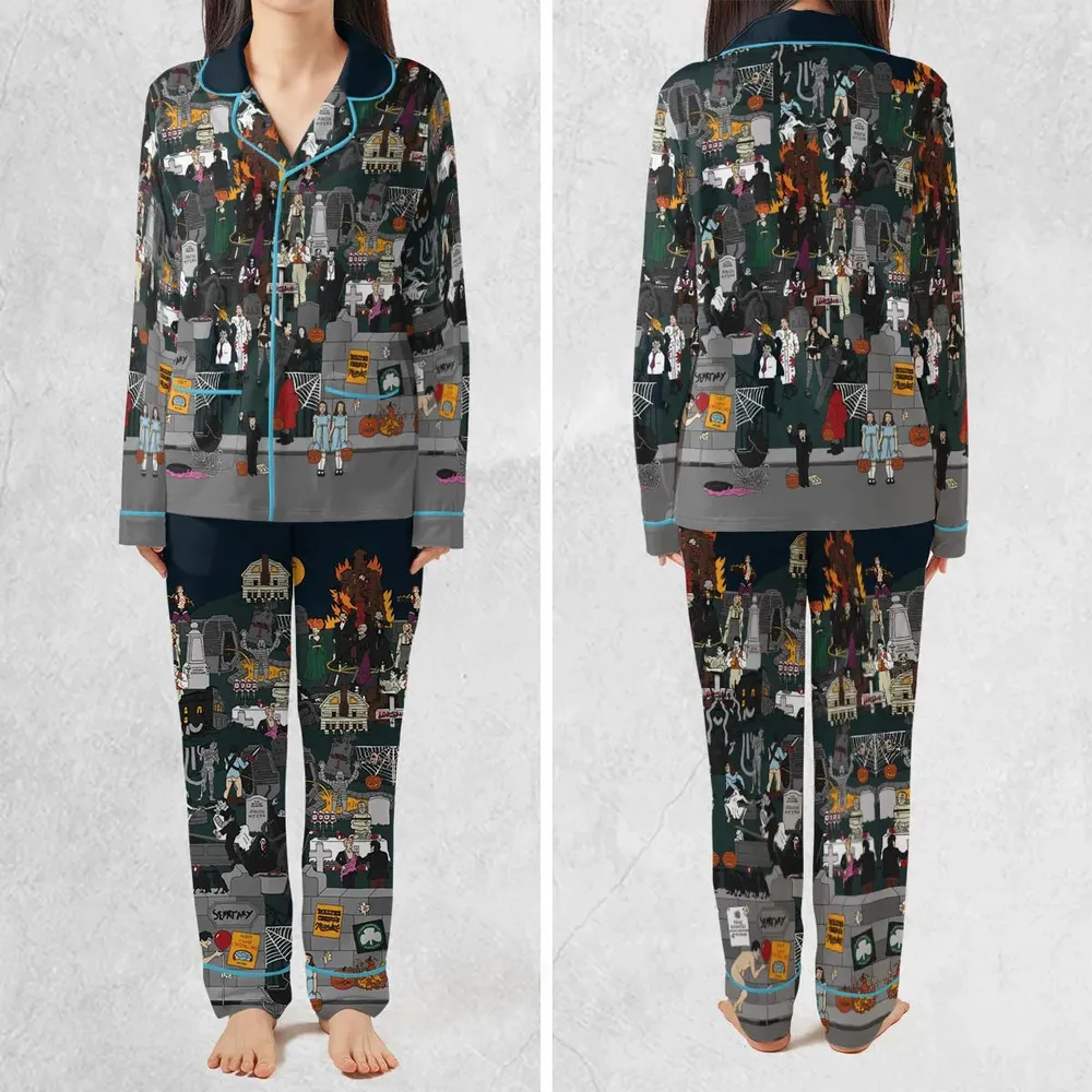 Horror Street Pajamas Set - 2