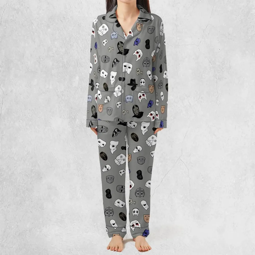 Masks of Phantom of Opera Pajamas Set - 3