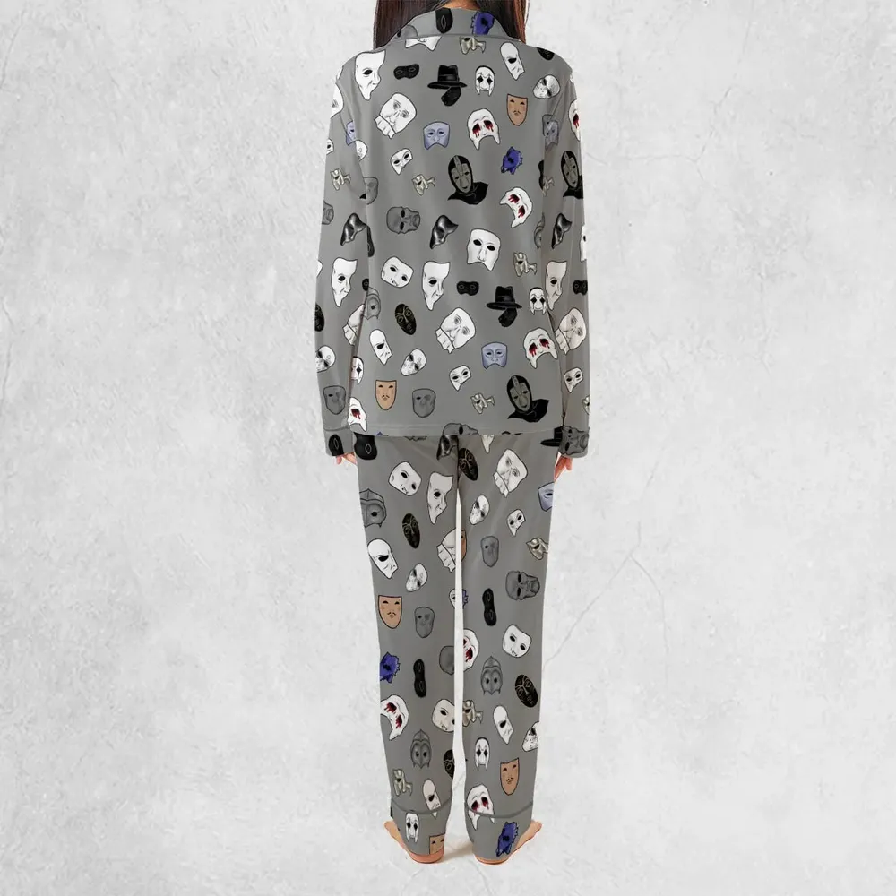 Masks of Phantom of Opera Pajamas Set - 4