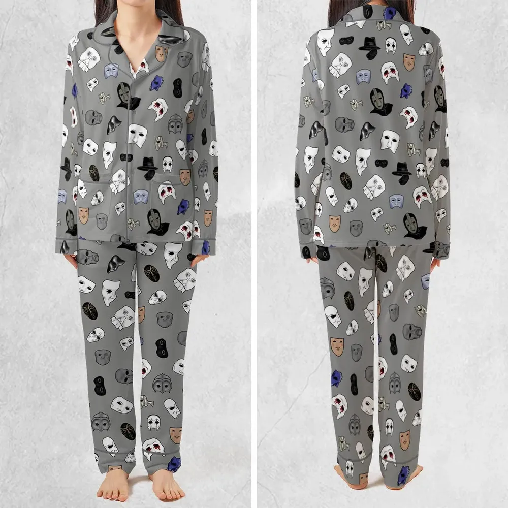 Masks of Phantom of Opera Pajamas Set - 2