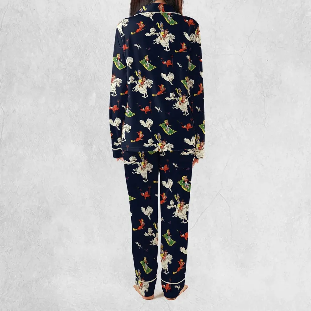 Casper Richie Rich Harvey Comic Characters Pajamas Set - 4