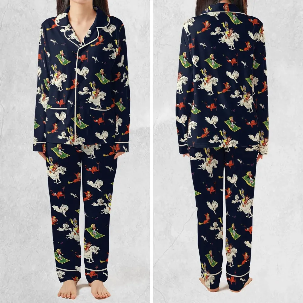 Casper Richie Rich Harvey Comic Characters Pajamas Set - 2