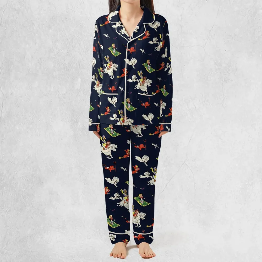 Casper Richie Rich Harvey Comic Characters Pajamas Set - 3