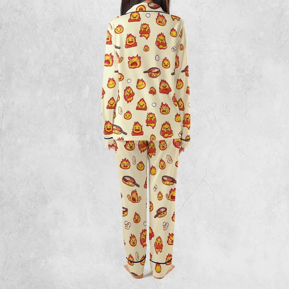 Calcifer Howl’s Moving Castle Pajamas Set - 4