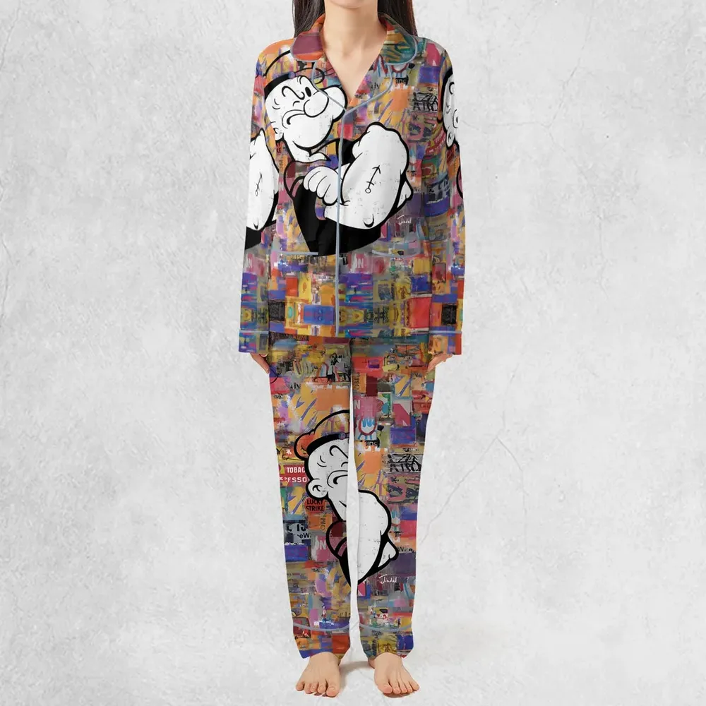Popeye The Sailor Man Pajamas Set - 3
