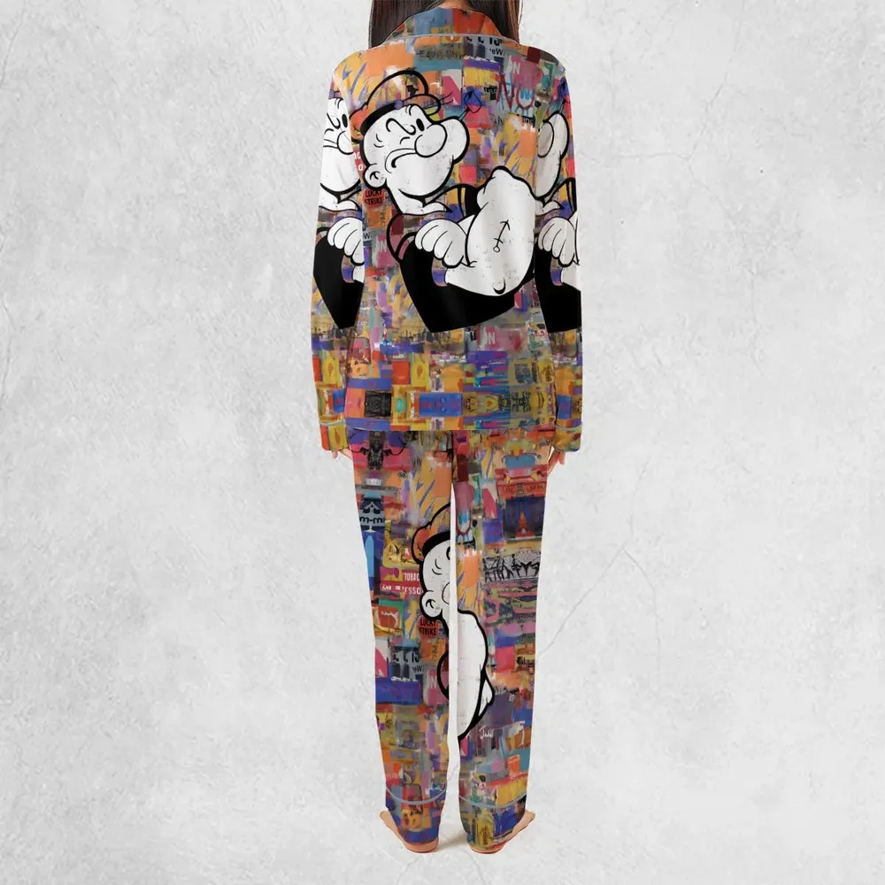 Popeye The Sailor Man Pajamas Set - 4