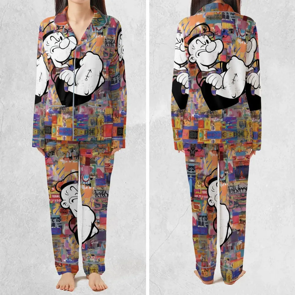 Popeye The Sailor Man Pajamas Set - 2