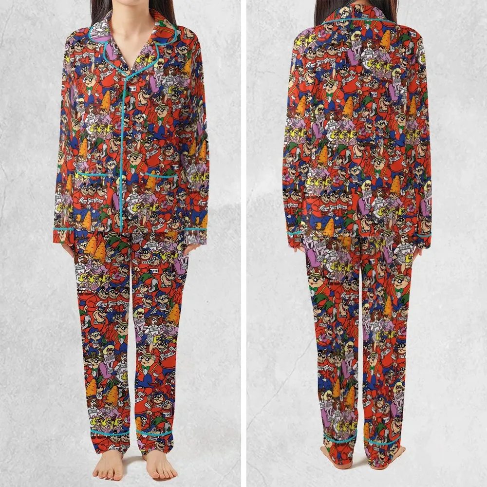 Beagle Boys Patterns Pajamas Set - 2