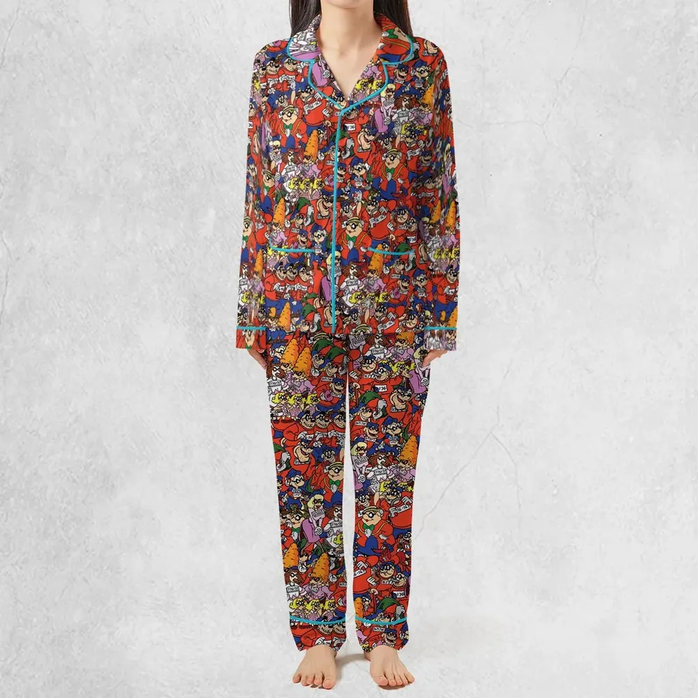 Beagle Boys Patterns Pajamas Set - 3