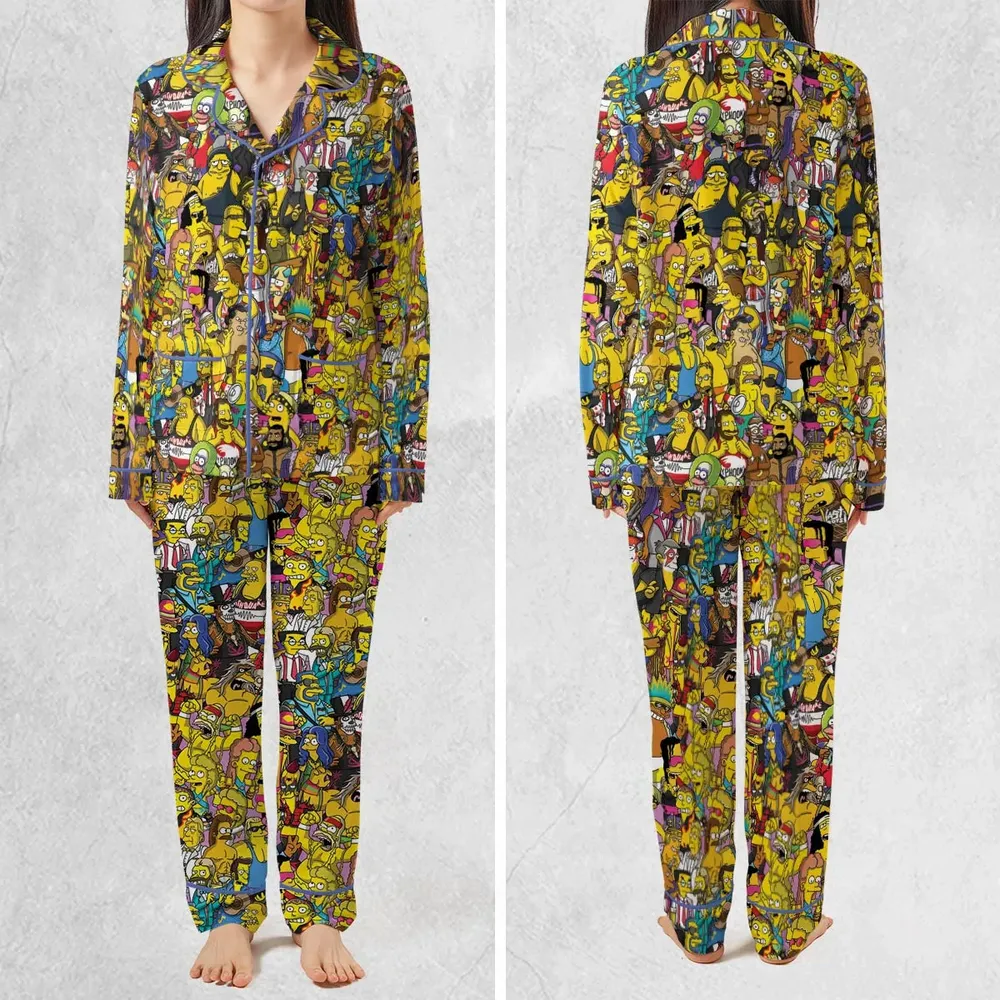 WWF Simpsons Pajamas Set - 2