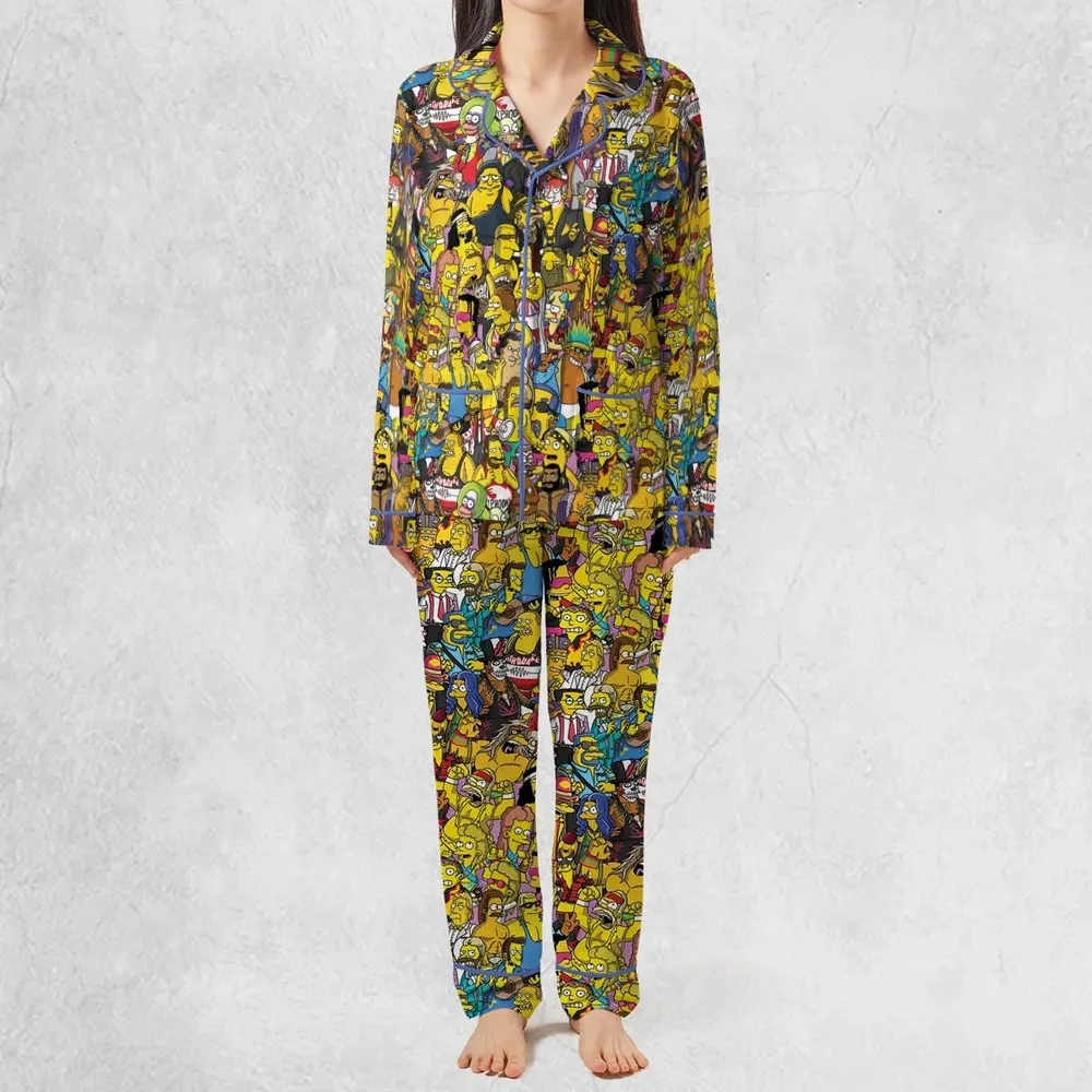 WWF Simpsons Pajamas Set - 3