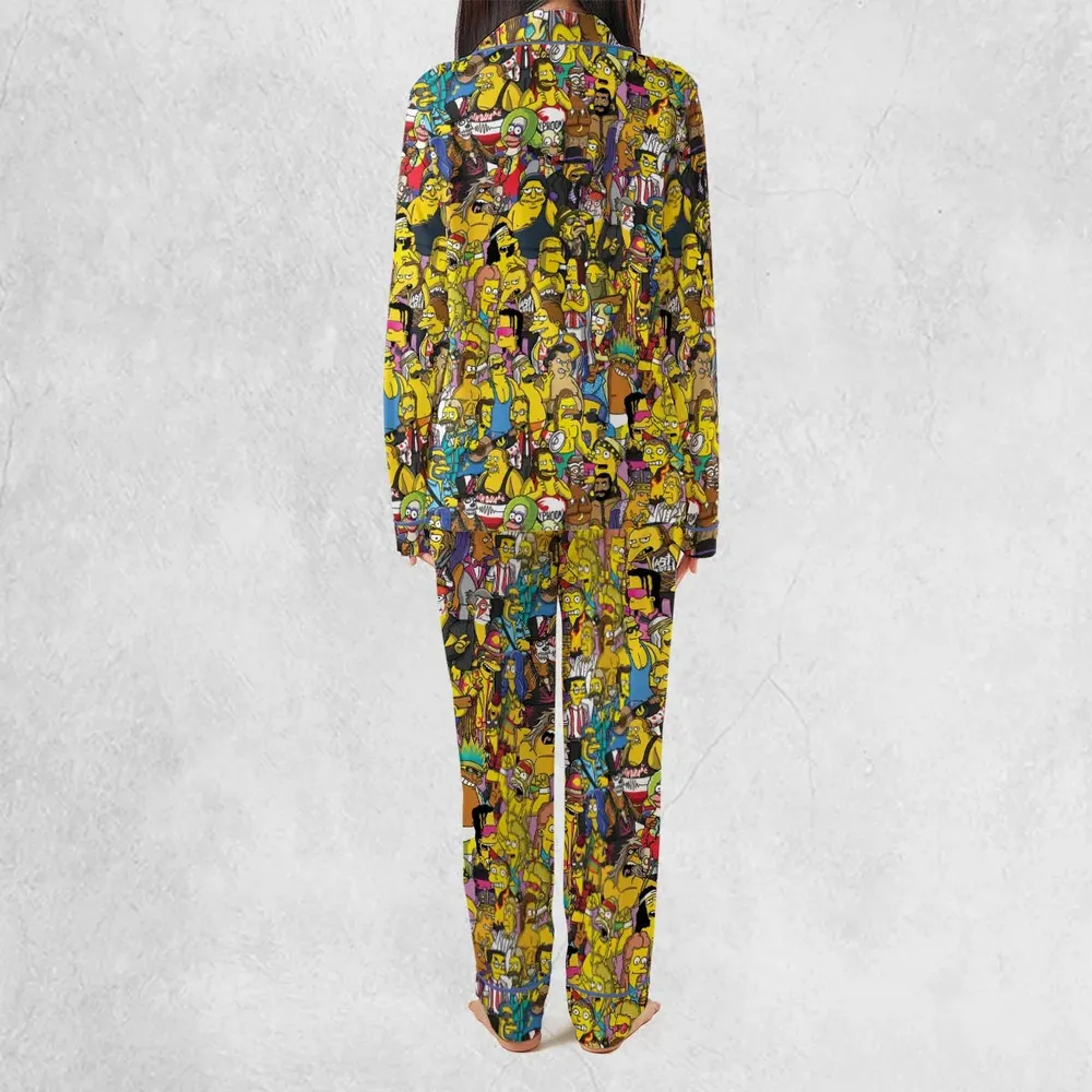 WWF Simpsons Pajamas Set - 4