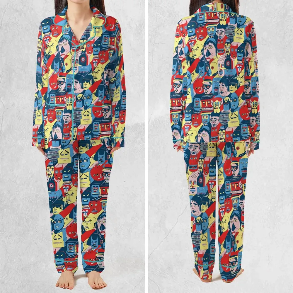 Trash Monsters Adult Swim Pajamas Set - 2