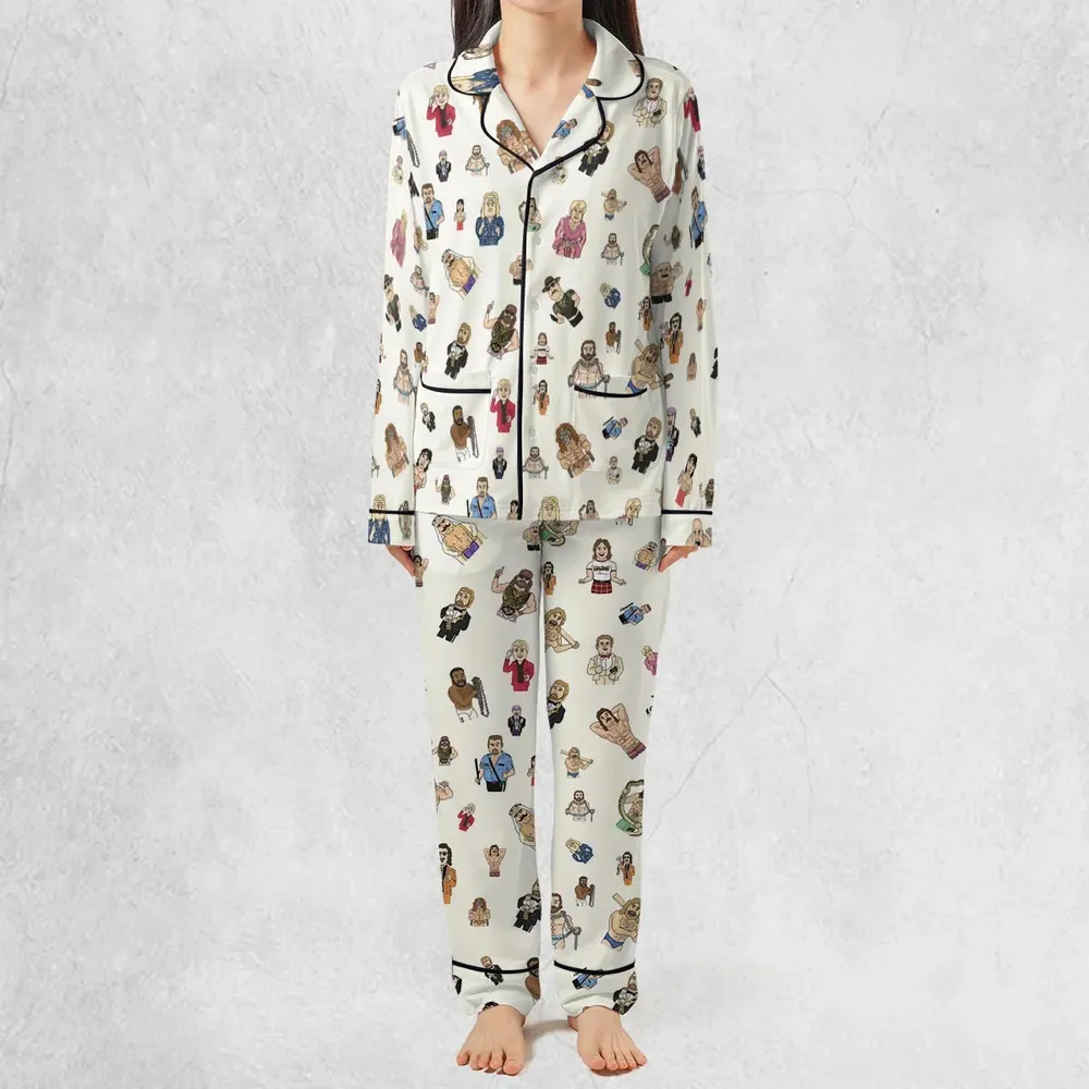 Old School Pro Wrestling Pajamas Set - 3