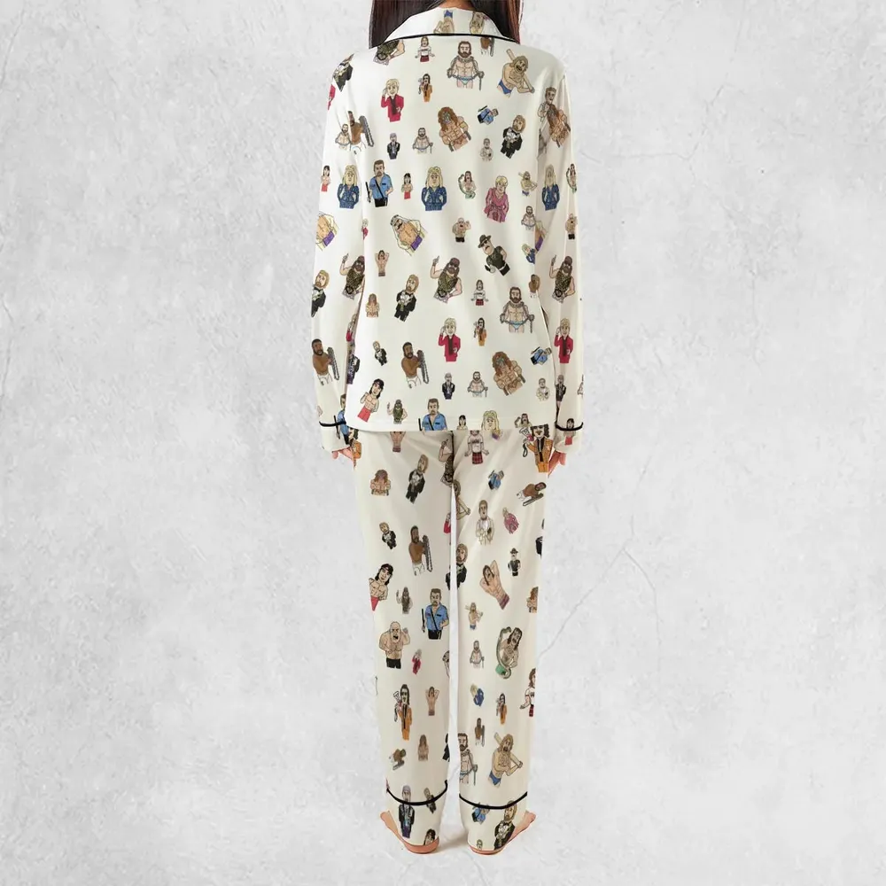 Old School Pro Wrestling Pajamas Set - 4