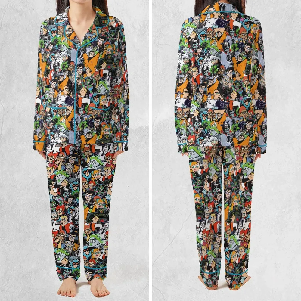 Danny Phantom Characters Collage Pajamas Set - 2