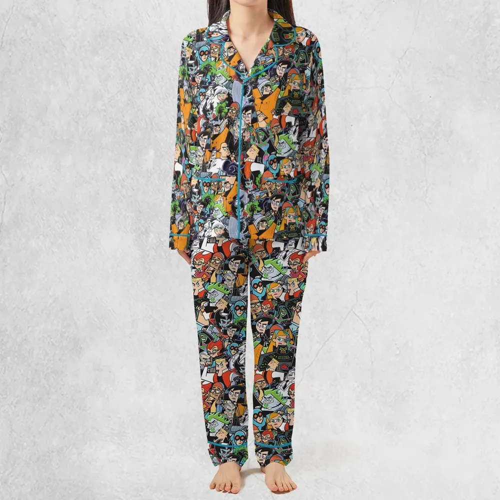 Danny Phantom Characters Collage Pajamas Set - 3