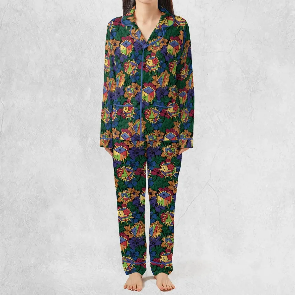 Tropical Dice DnD Pajamas Set - 3