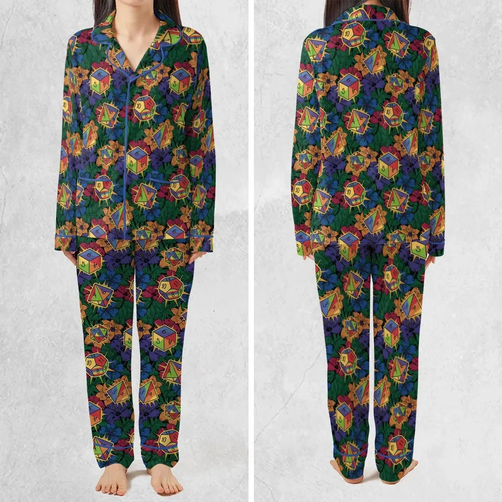 Tropical Dice DnD Pajamas Set - 2