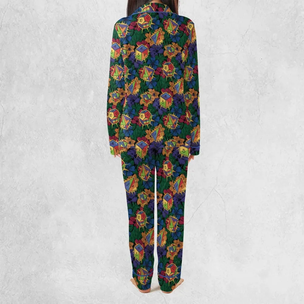 Tropical Dice DnD Pajamas Set - 4