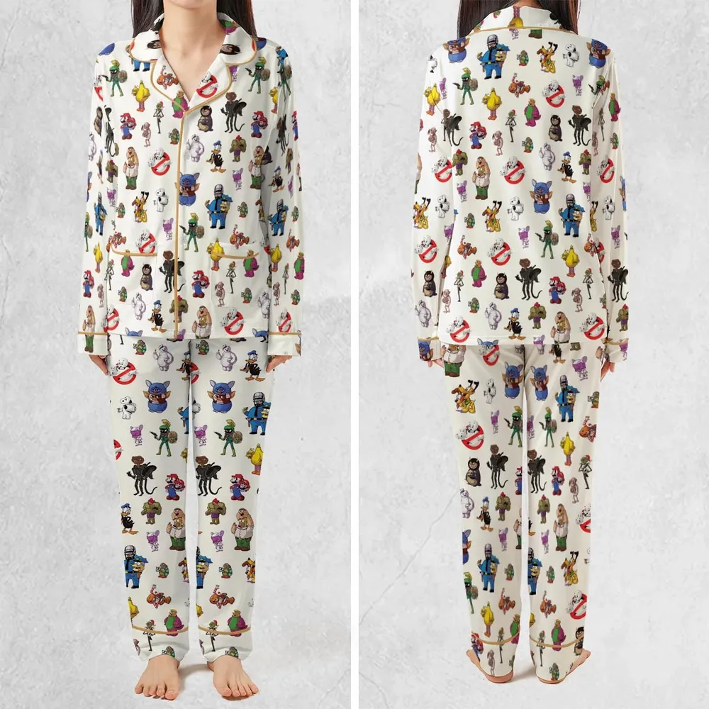 Behind The Face Pajamas Set - 2