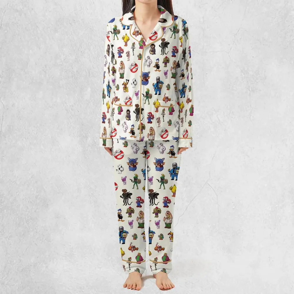 Behind The Face Pajamas Set - 3