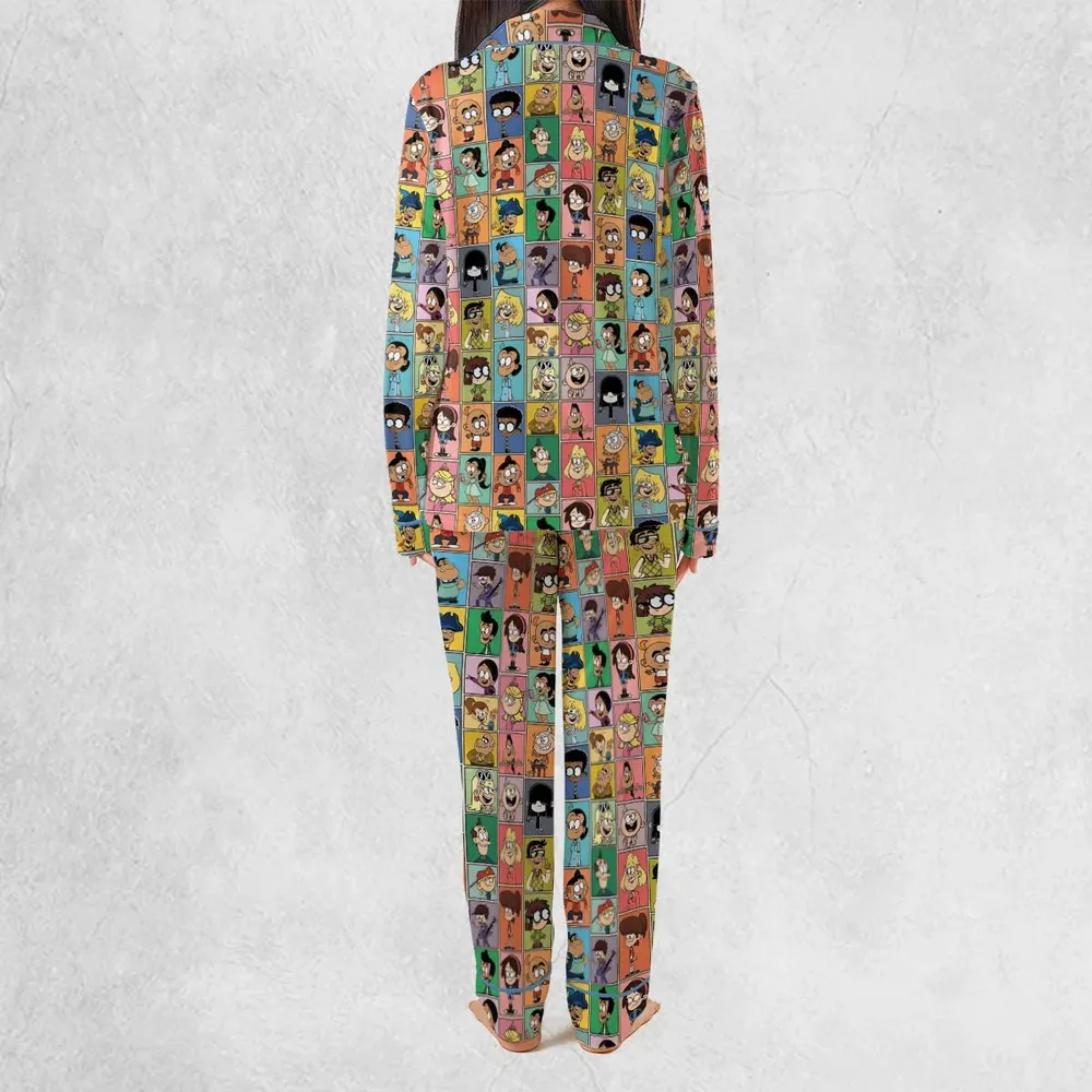 The Loud House Patterns Pajamas Set - 4