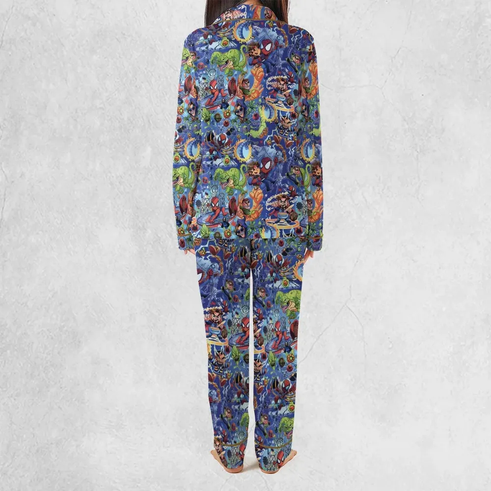 Web Slinger Spider Man Pajamas Set - 4