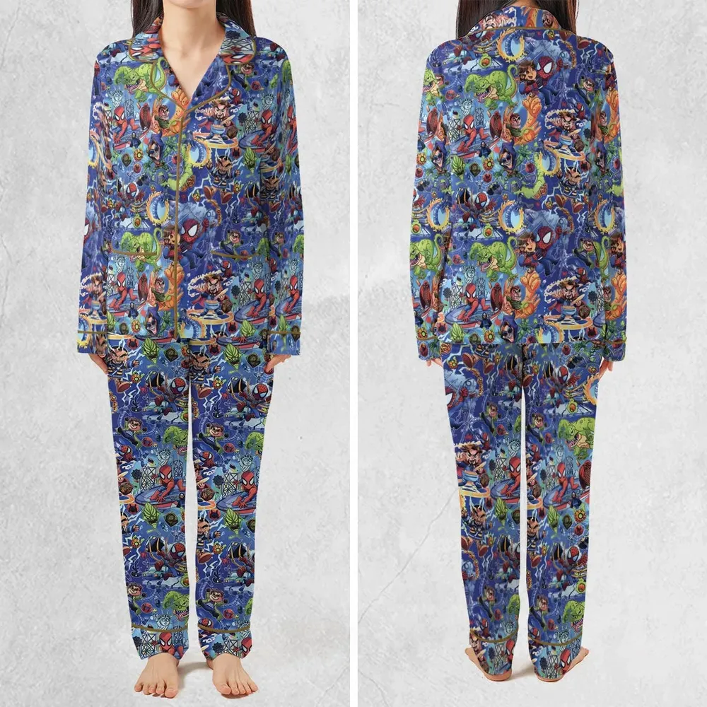 Web Slinger Spider Man Pajamas Set - 2