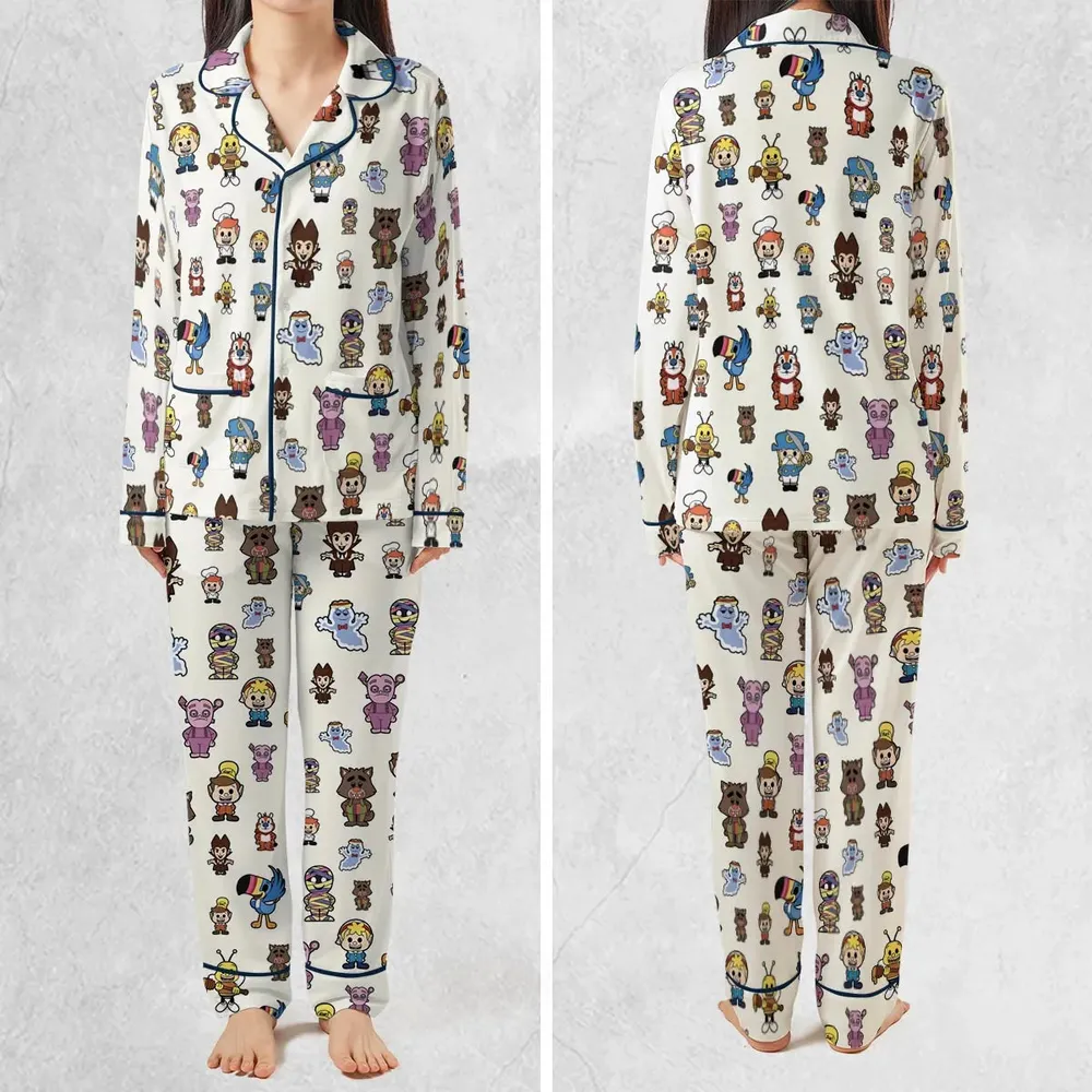 Breakfast Club Cereal Mascot Pajamas Set - 2