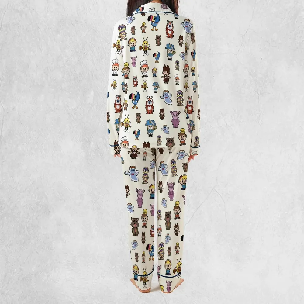 Breakfast Club Cereal Mascot Pajamas Set - 4