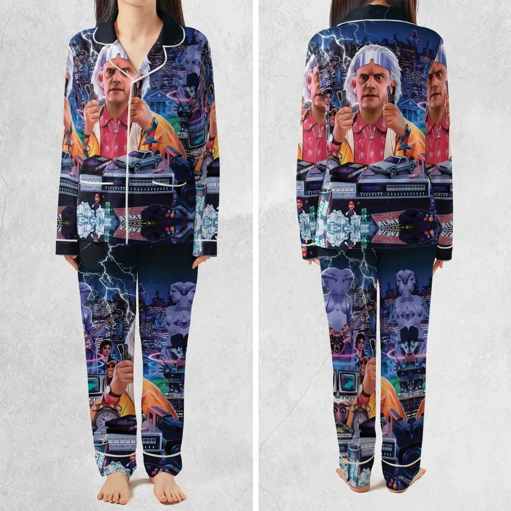 Great Scott! Back To The Future Pajamas Set - 2