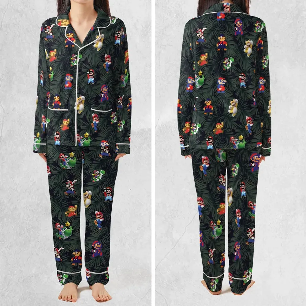 Tropical Mario Super Mario Pajamas Set - 2
