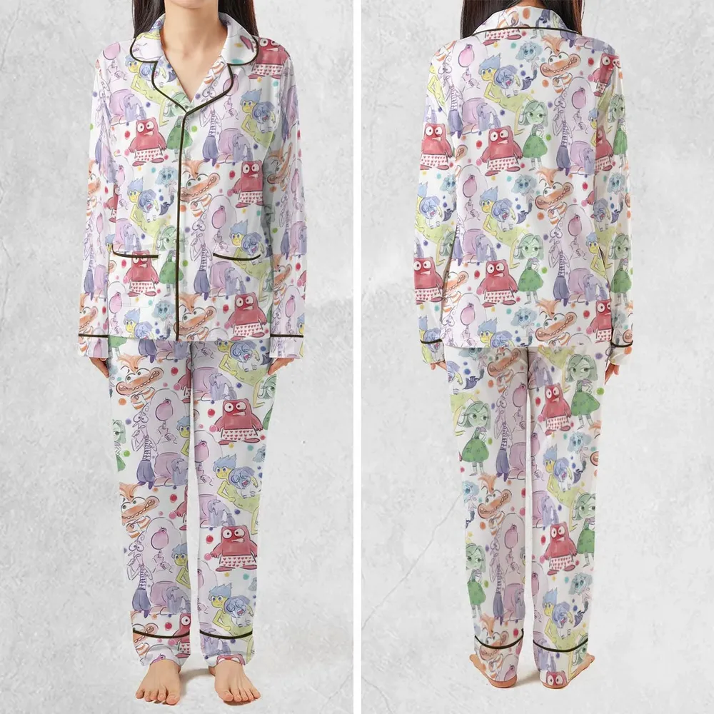 Mood Swing Style Inside Out Pajamas Set - 2