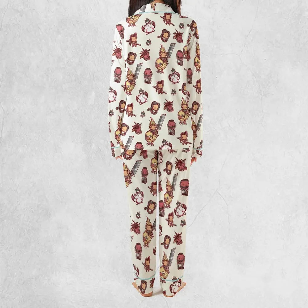 Cute Fantasy Final Fantasy Pajamas Set - 4
