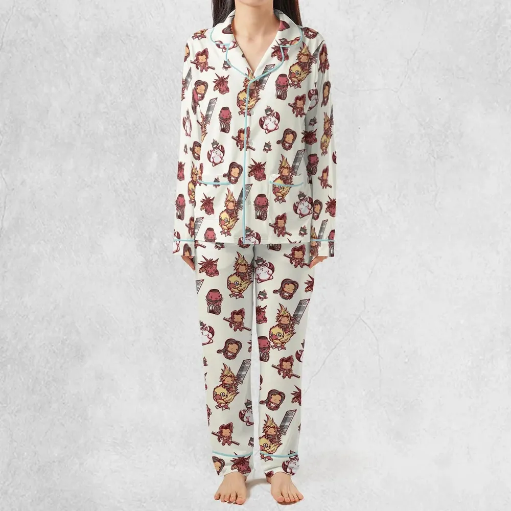 Cute Fantasy Final Fantasy Pajamas Set - 3