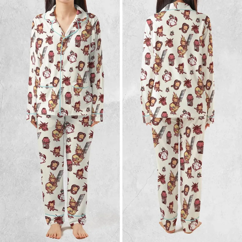 Cute Fantasy Final Fantasy Pajamas Set - 2