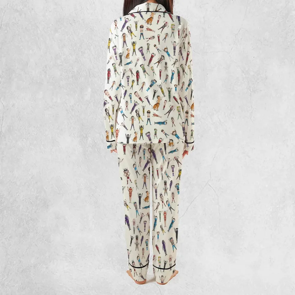 Morty Kombat Morty and Mortal Kombat Mashup Pajamas Set - 4