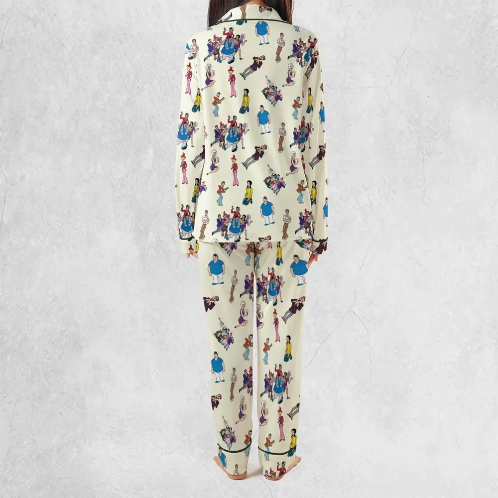 The New Adventures of Gilligan Pattern Pajamas Set - 4