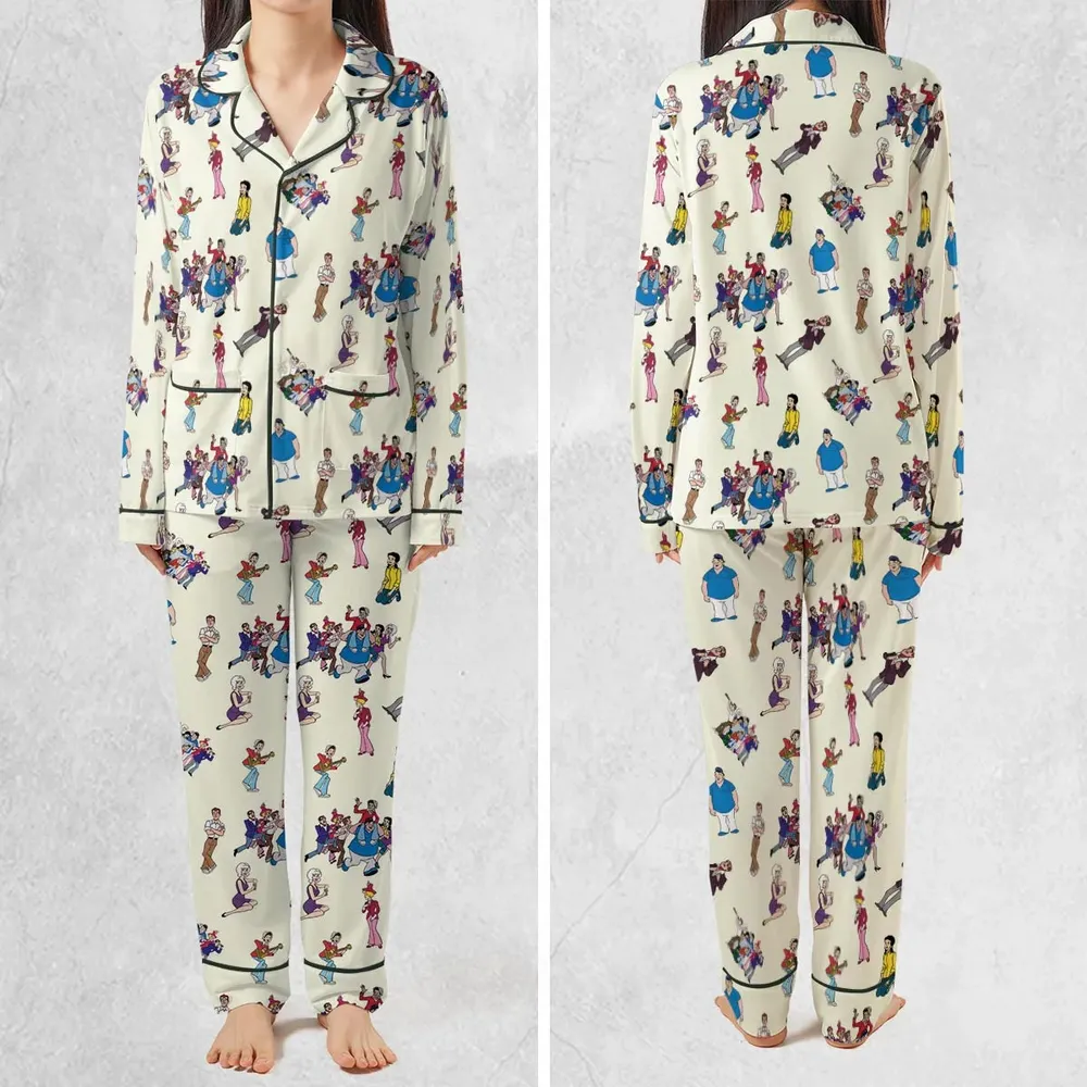 The New Adventures of Gilligan Pattern Pajamas Set - 2