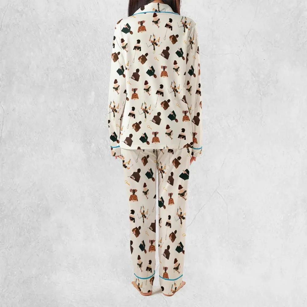 Clue The Movie Characters Pattern Pajamas Set - 4