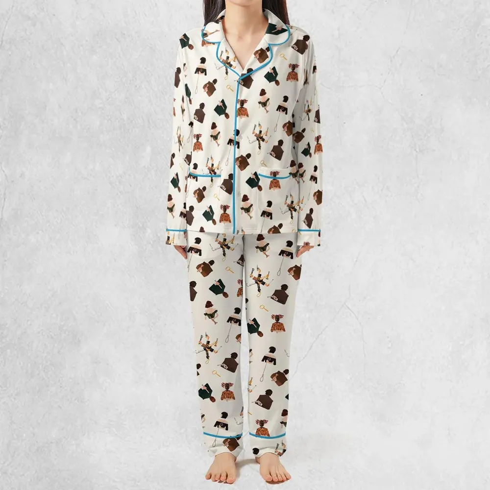 Clue The Movie Characters Pattern Pajamas Set - 3
