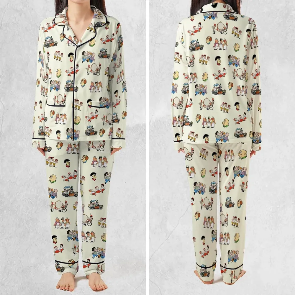 Three Stooges Cartoon 1965 Pajamas Set - 2