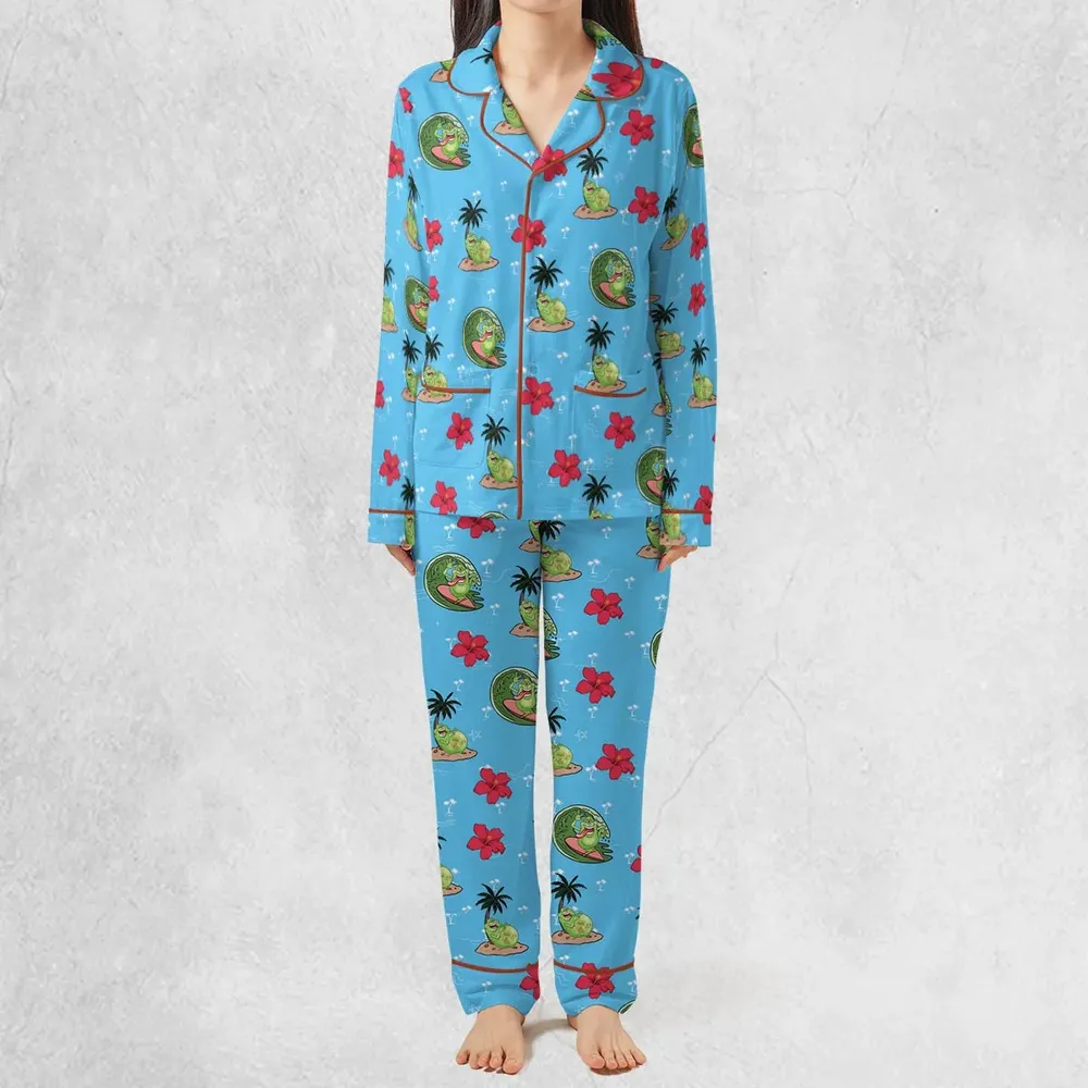 Ghostbusters Slimer Summer Vibes Pajamas Set - 3