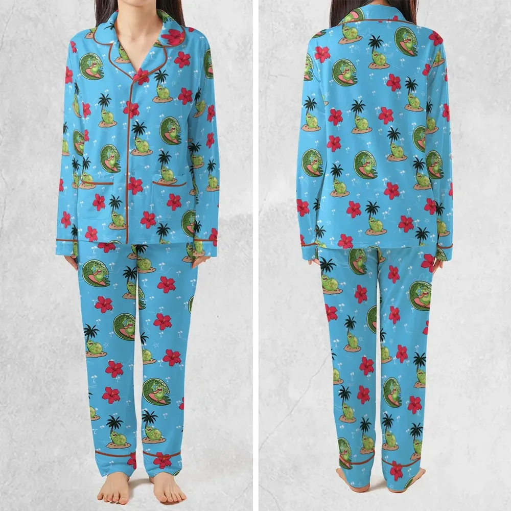 Ghostbusters Slimer Summer Vibes Pajamas Set - 2