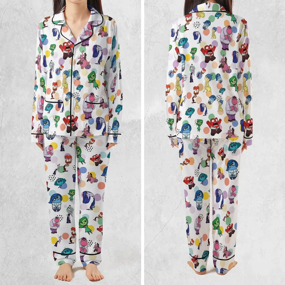 Emotion Characters Inside Out Pajamas Set - 2