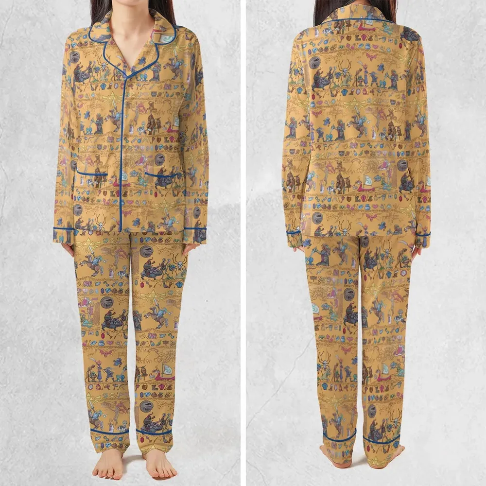 Link's Journey Tapestry The Legend Of Zelda Pajamas Set - 2
